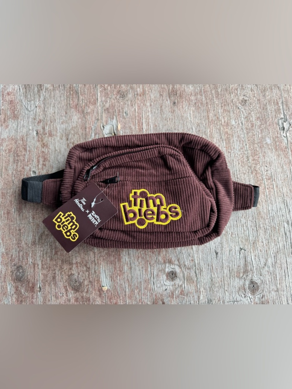 Justin Bieber x Tim Hortons Fanny Pack / New / 2021 Tim Biebs
